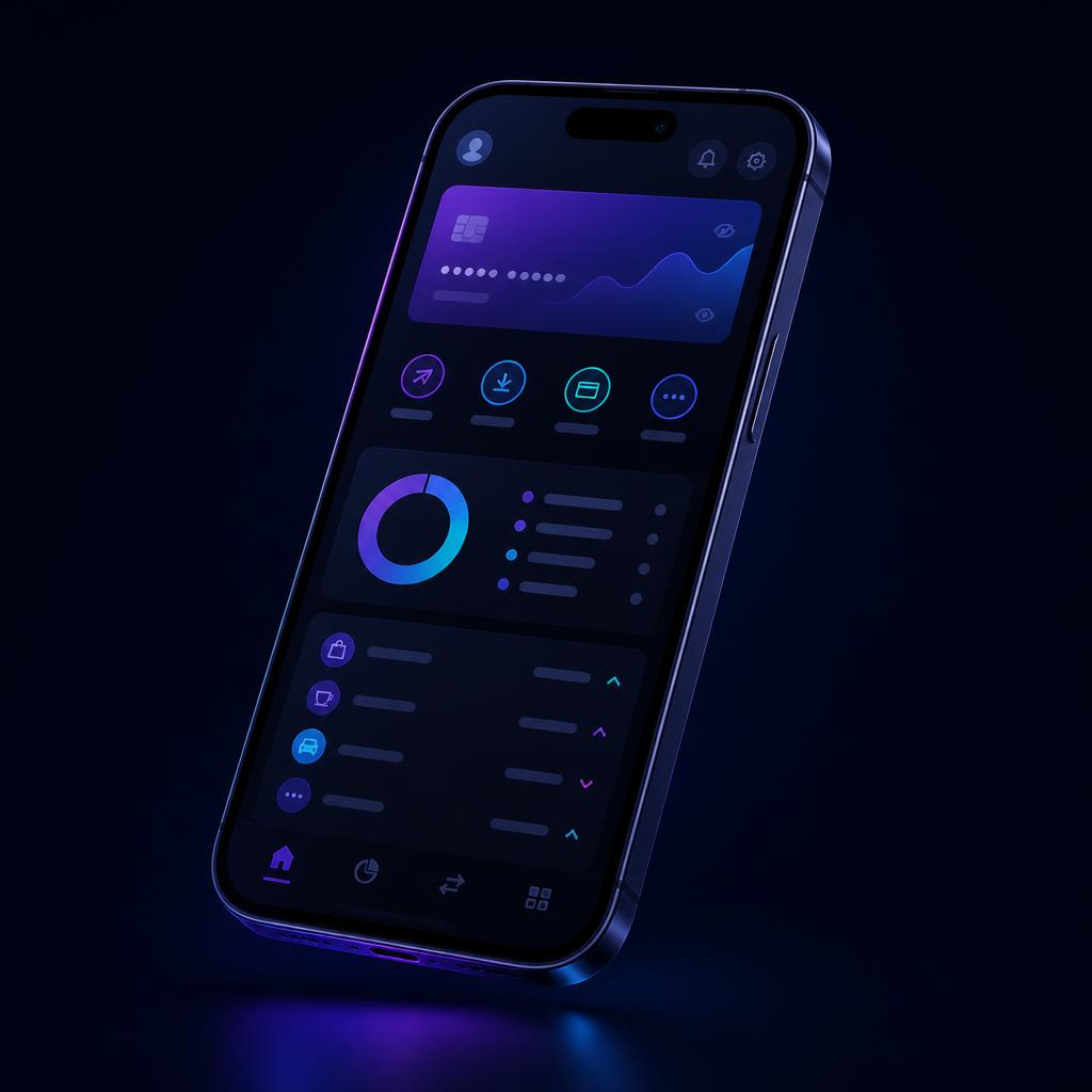 Nova mobile app dashboard